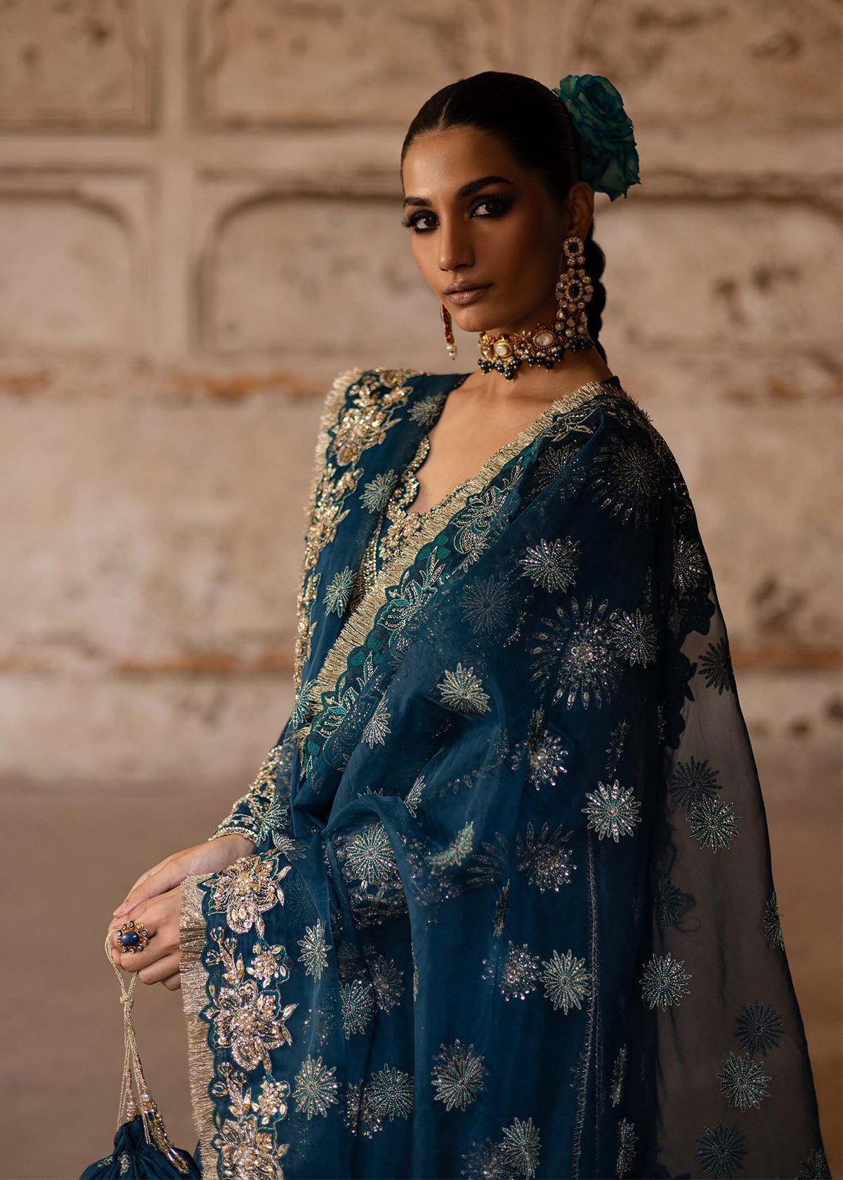 Akbar Aslam | Dastaan Luxury Formals | Zinia by Akbar Aslam - Designer Dress - Type: Ladies Clothes - Available at Libayah - 100% Original