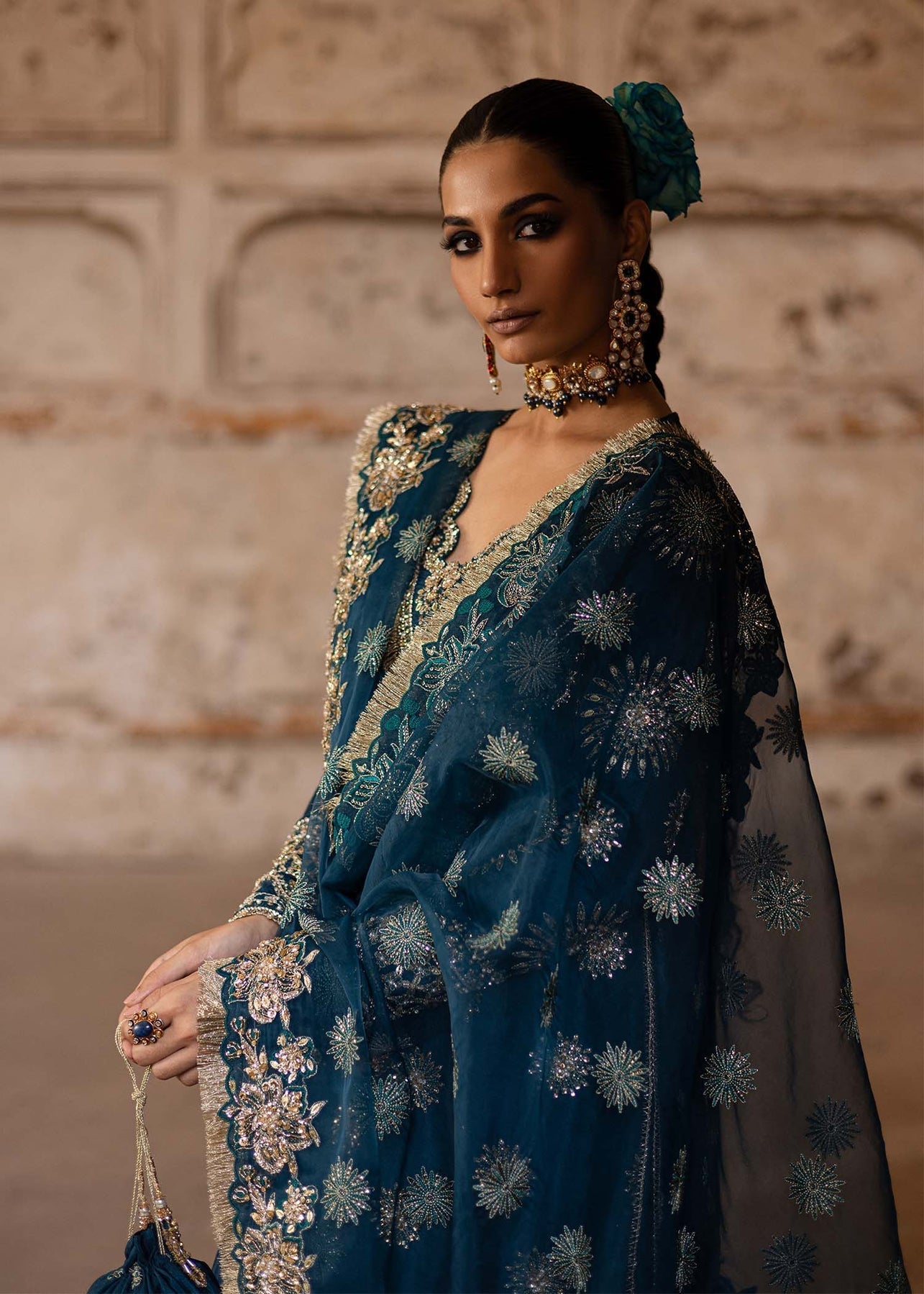 Akbar Aslam | Dastaan Luxury Formals | Zinia by Akbar Aslam - Designer Dress - Type: Ladies Clothes - Available at Libayah - 100% Original
