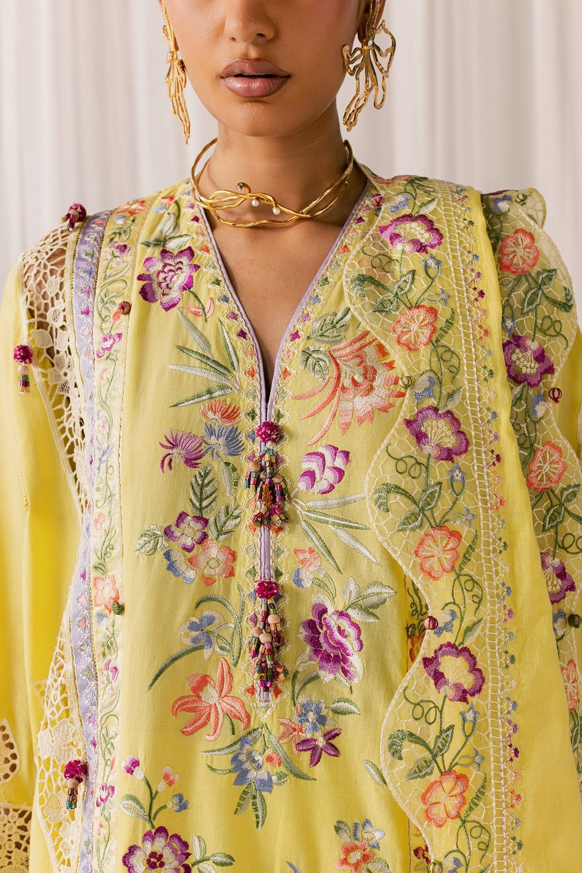 Elan | Stitched Pret 26 | NEELUNE (EL26-05 A ST) by Elan - Designer Dress  - Type : Ladies Clothes - Available at Libayah - 100% Original 