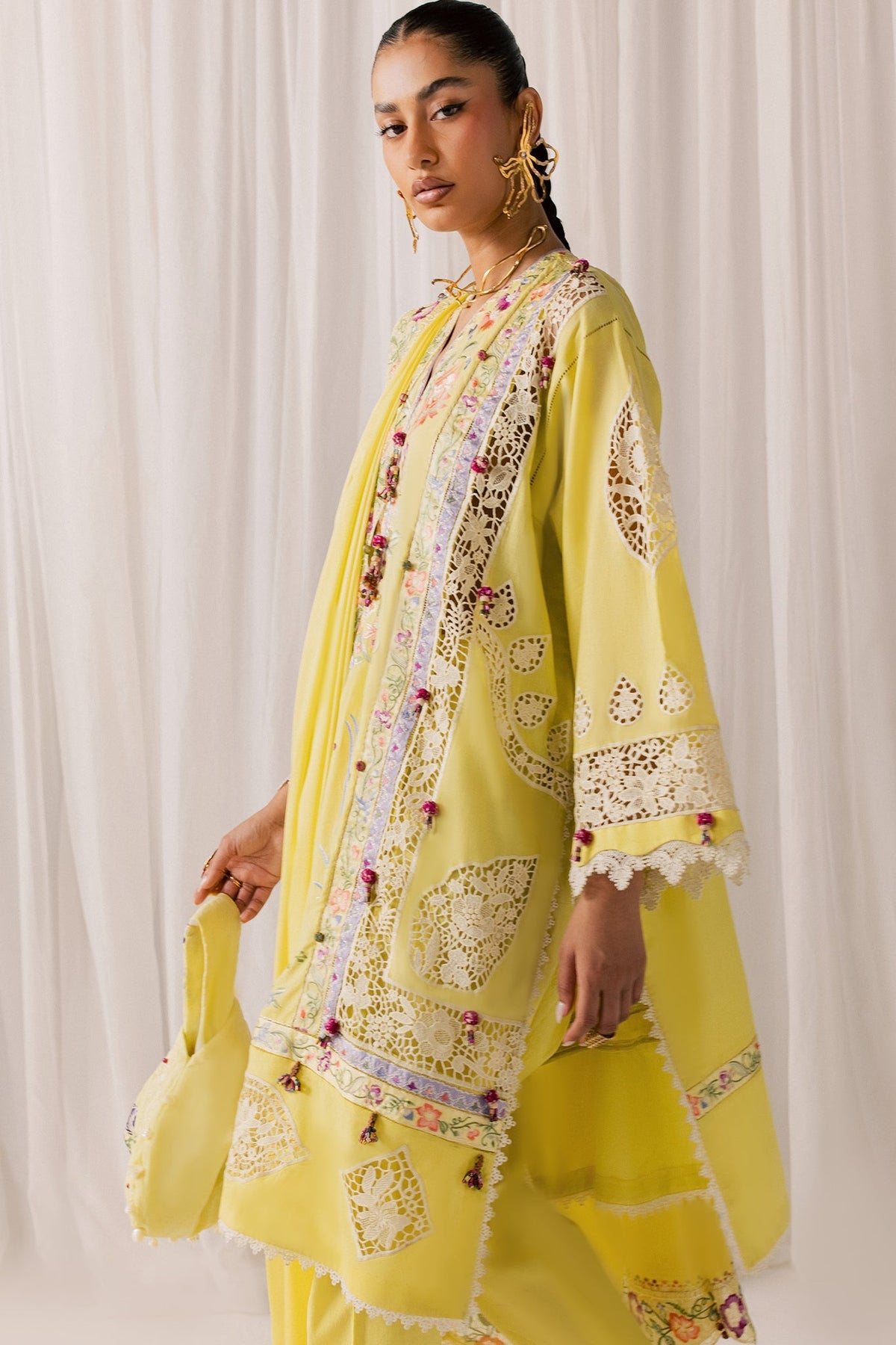 Elan | Stitched Pret 26 | NEELUNE (EL26-05 A ST) by Elan - Designer Dress  - Type : Ladies Clothes - Available at Libayah - 100% Original 