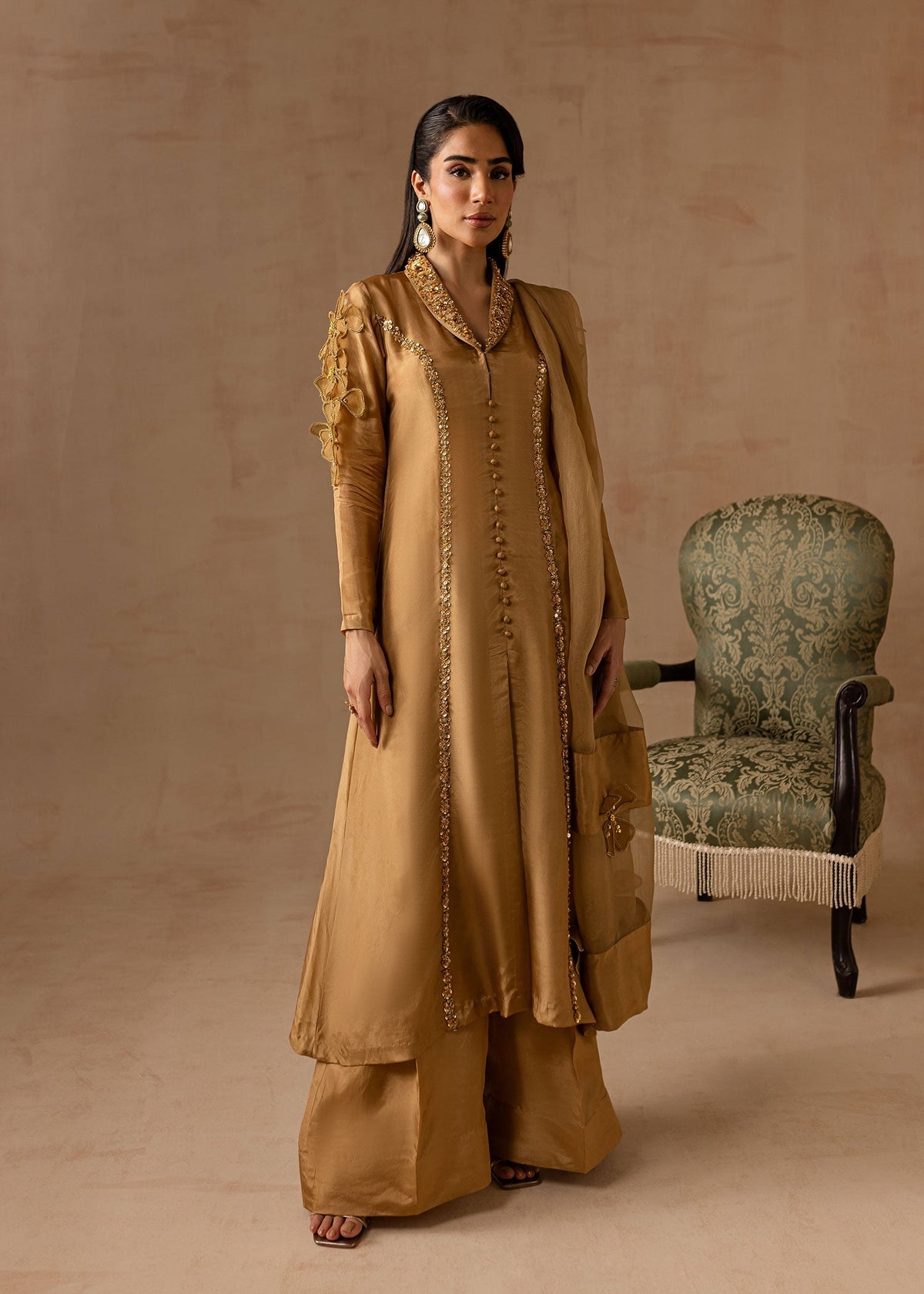Maria Osama Khan | Noir Bliss Luxury Formals | Bliss by Maria Osama Khan - Designer Dress - Type: Ladies Clothes - Available at Libayah - 100% Original