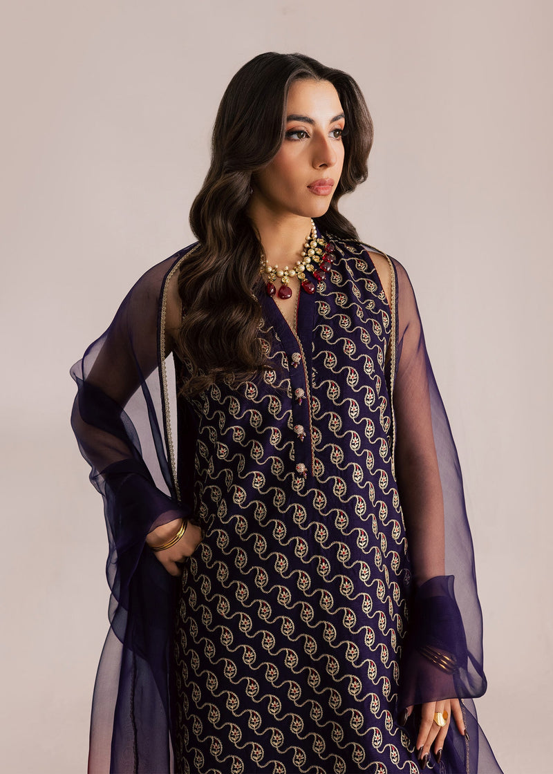 Sadaf Fawad Khan | Silk Luxury Pret 26 | Riham by Sadaf Fawad Khan - Designer Dress  - Type : Ladies Clothes - Available at Libayah - 100% Original 