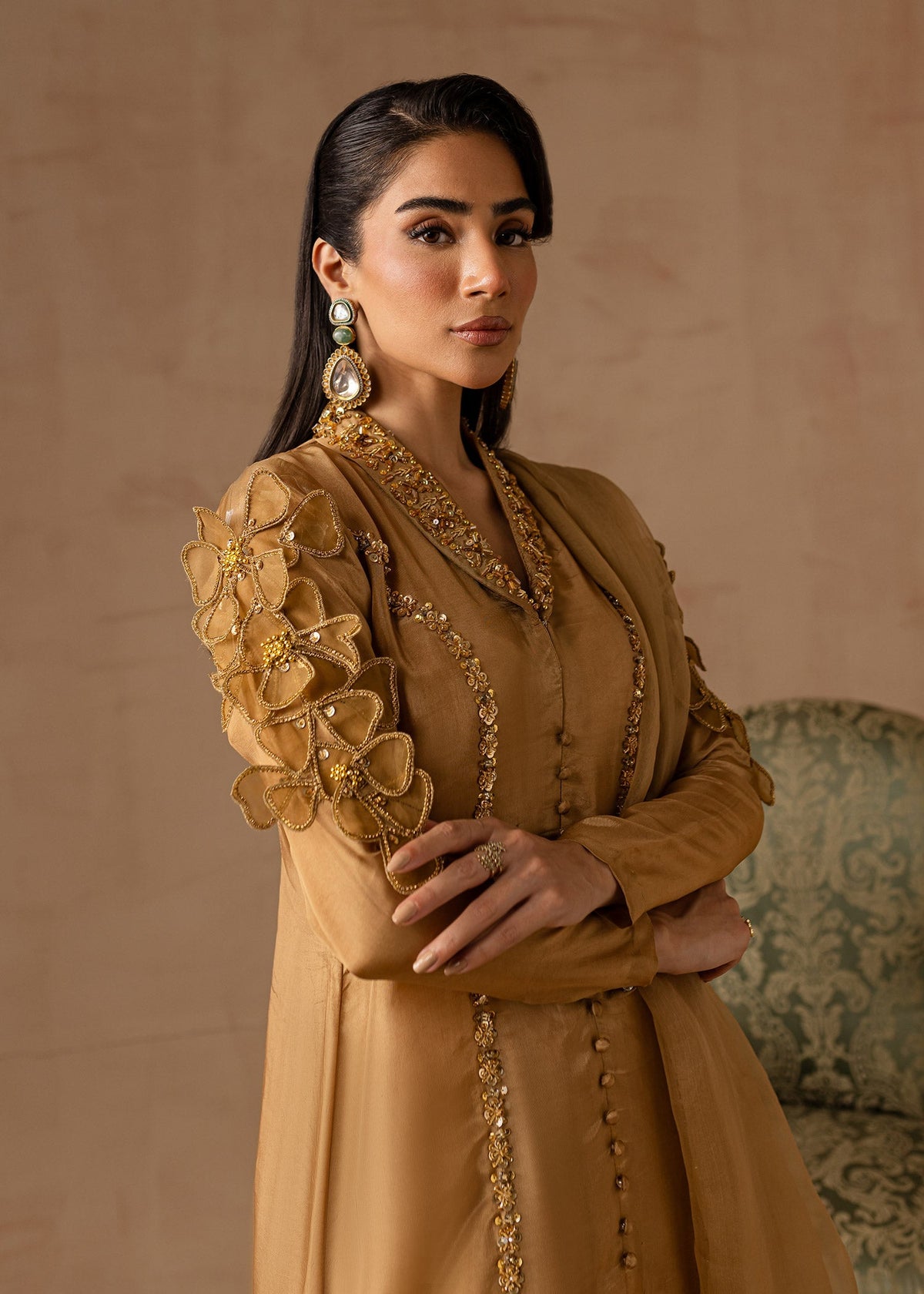 Maria Osama Khan | Noir Bliss Luxury Formals | Bliss by Maria Osama Khan - Designer Dress - Type: Ladies Clothes - Available at Libayah - 100% Original