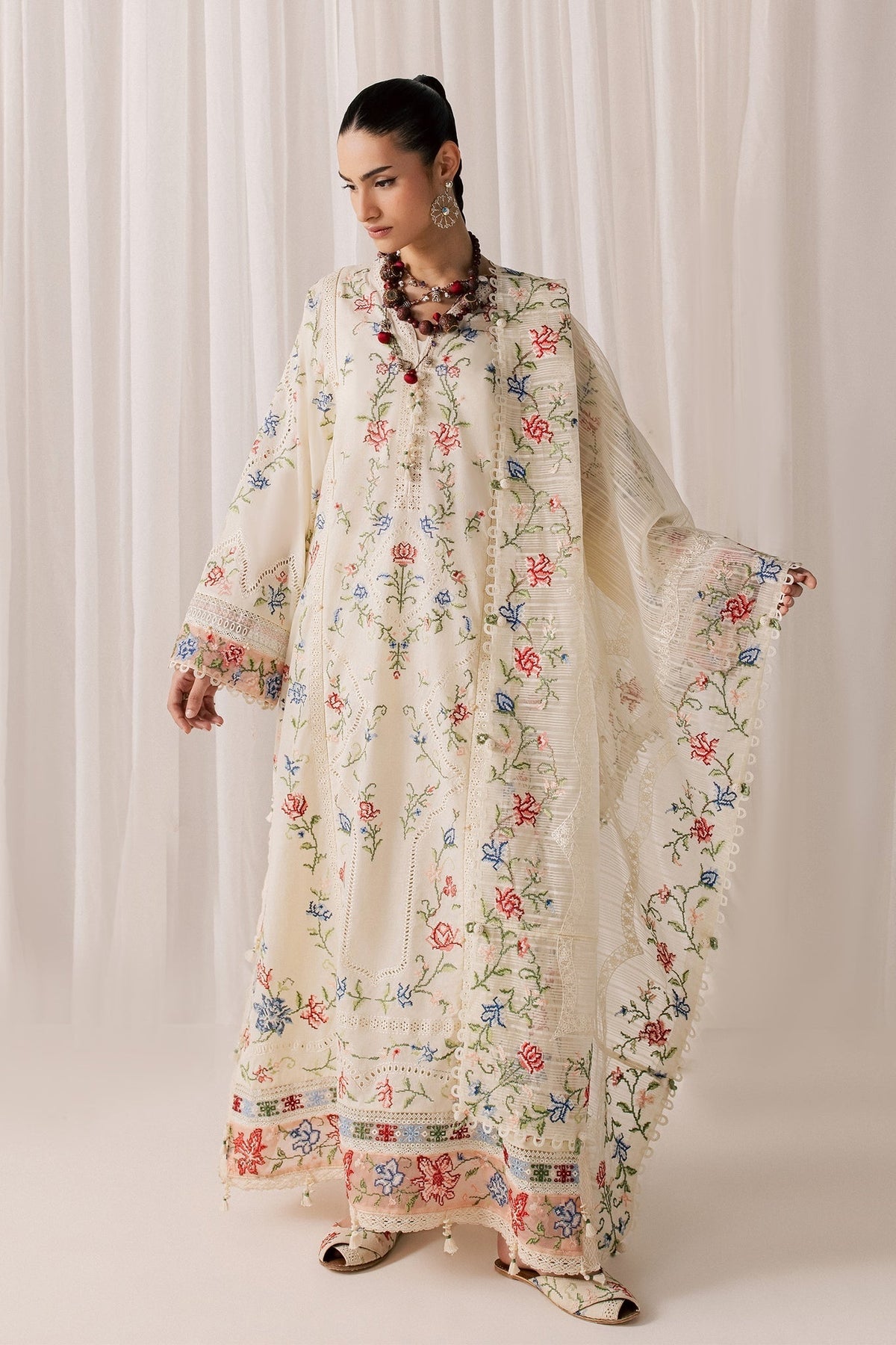 Elan | Stitched Pret 26 | SOZRAAG (EL26-03 B ST) by Elan - Designer Dress  - Type : Ladies Clothes - Available at Libayah - 100% Original 