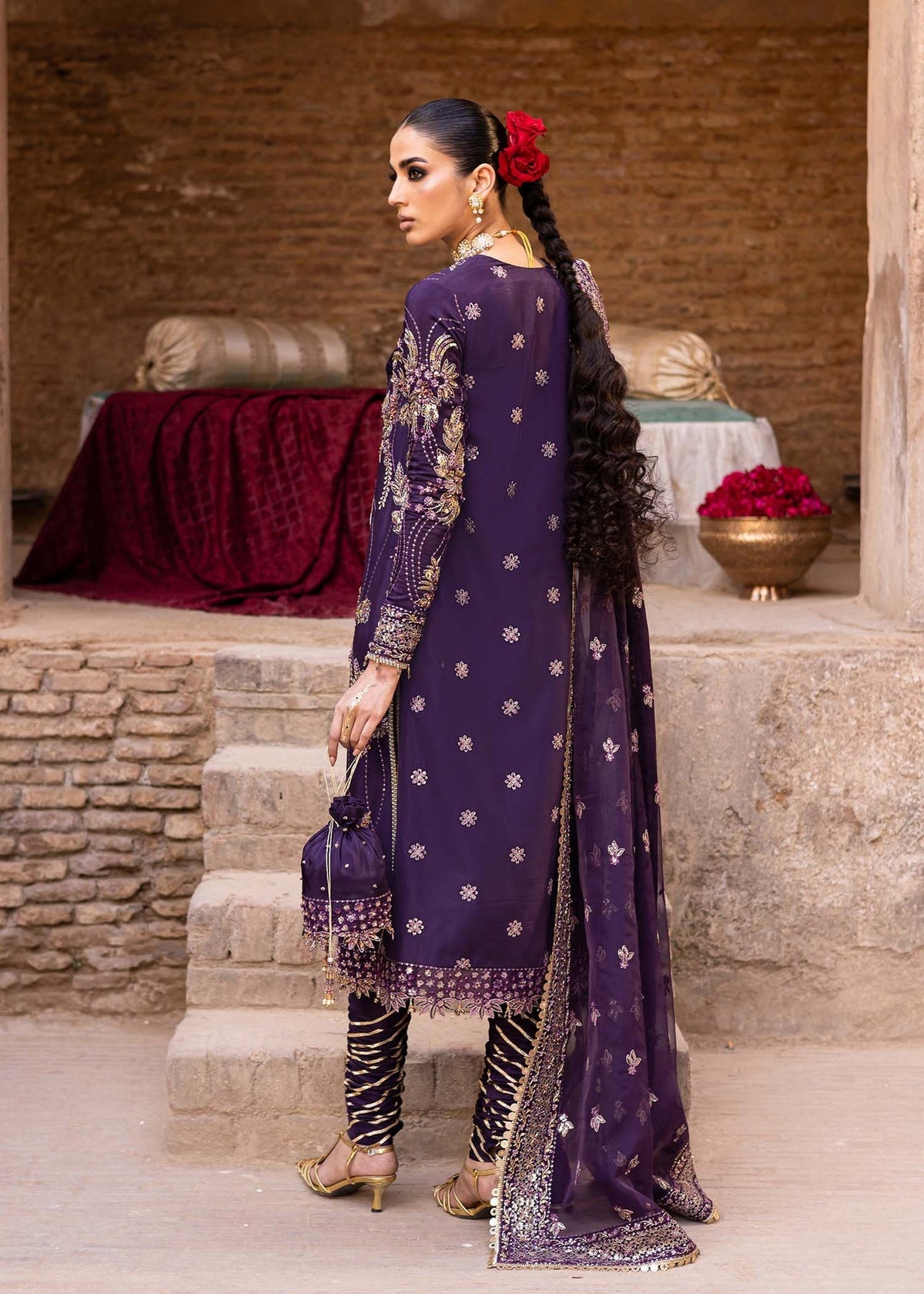 Akbar Aslam | Dastaan Luxury Formals | Haniye by Akbar Aslam - Designer Dress - Type: Ladies Clothes - Available at Libayah - 100% Original