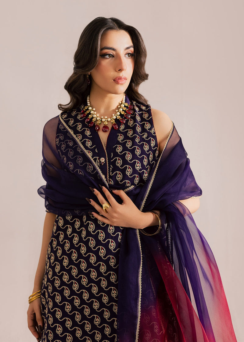 Sadaf Fawad Khan | Silk Luxury Pret 26 | Riham by Sadaf Fawad Khan - Designer Dress  - Type : Ladies Clothes - Available at Libayah - 100% Original 