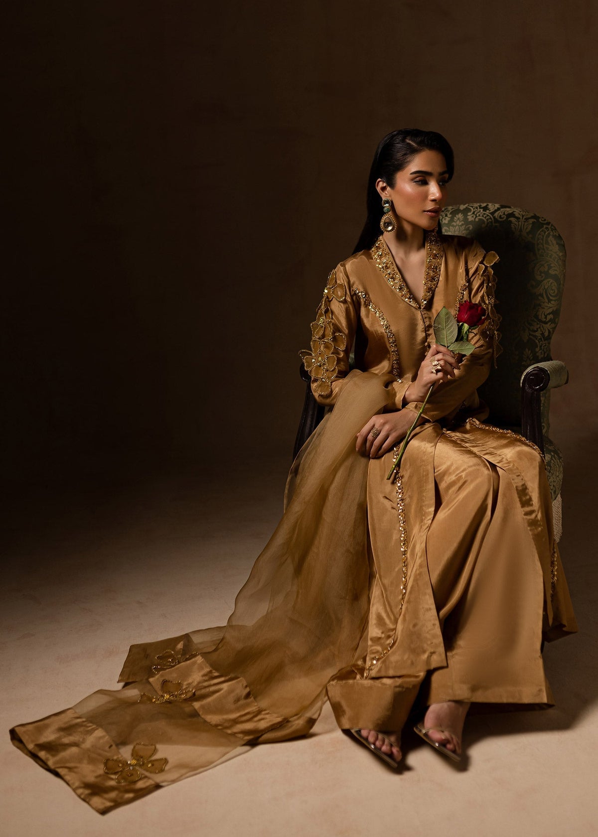 Maria Osama Khan | Noir Bliss Luxury Formals | Bliss by Maria Osama Khan - Designer Dress - Type: Ladies Clothes - Available at Libayah - 100% Original