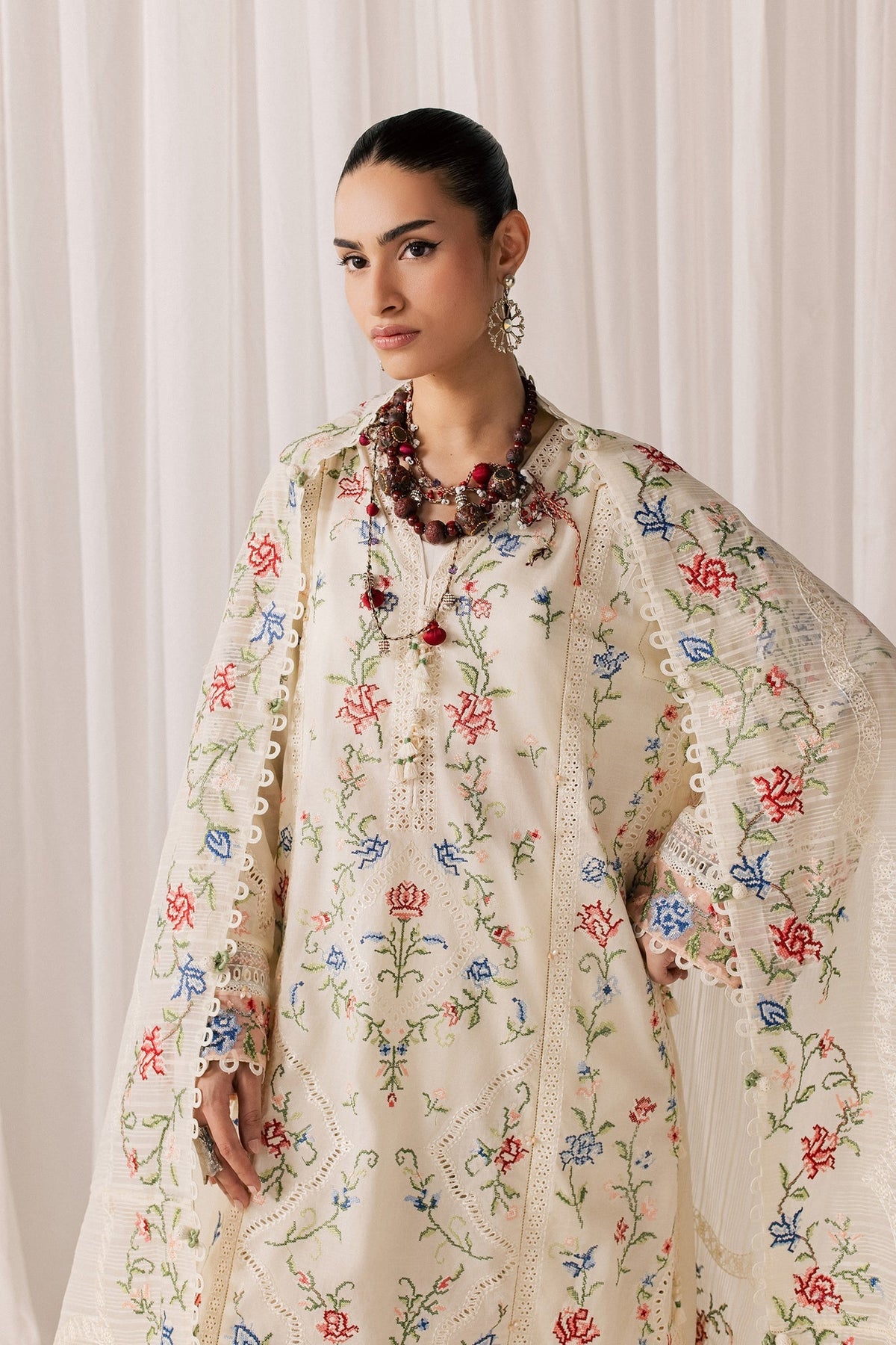 Elan | Stitched Pret 26 | SOZRAAG (EL26-03 B ST) by Elan - Designer Dress  - Type : Ladies Clothes - Available at Libayah - 100% Original 