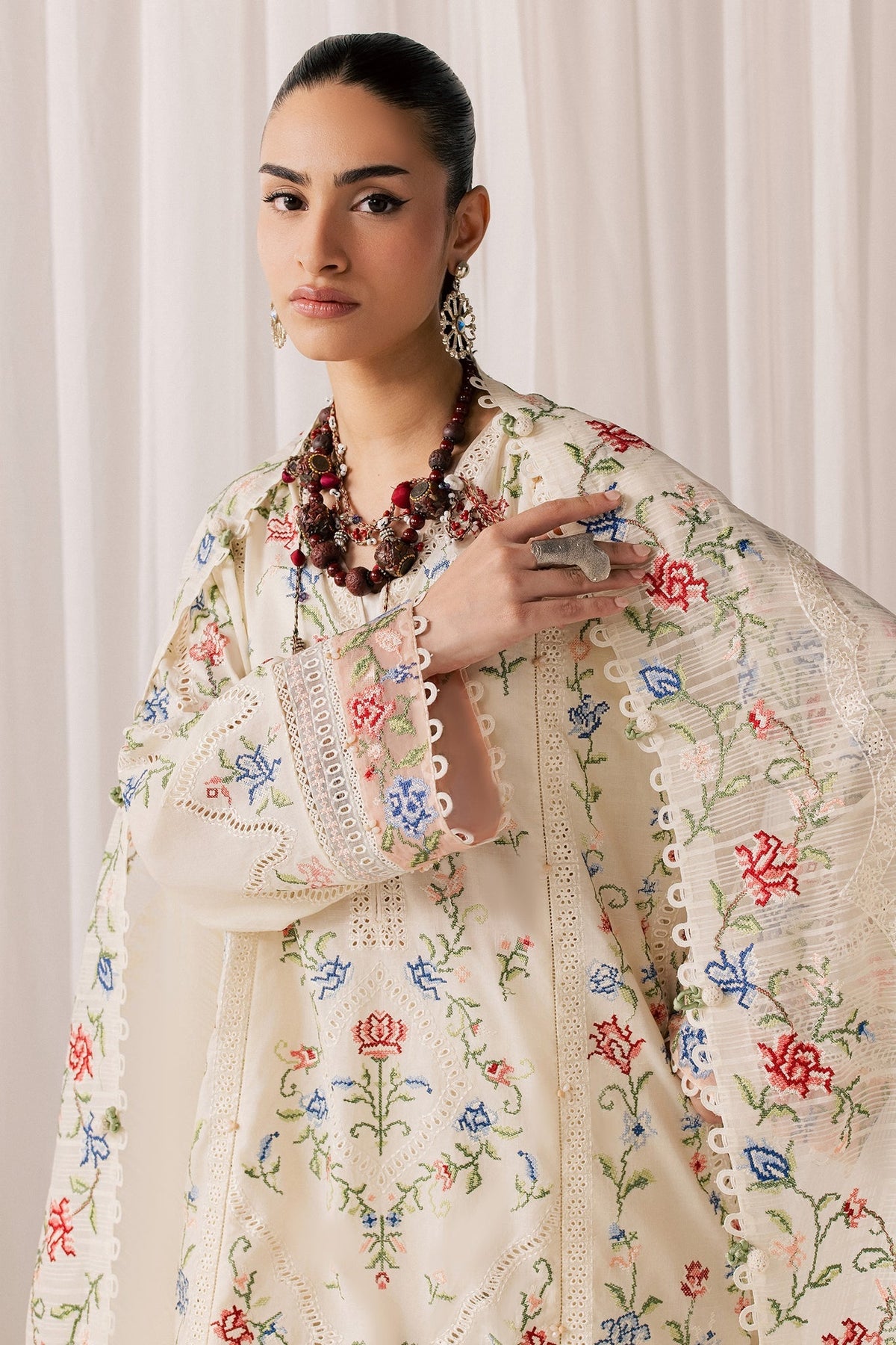 Elan | Stitched Pret 26 | SOZRAAG (EL26-03 B ST) by Elan - Designer Dress  - Type : Ladies Clothes - Available at Libayah - 100% Original 