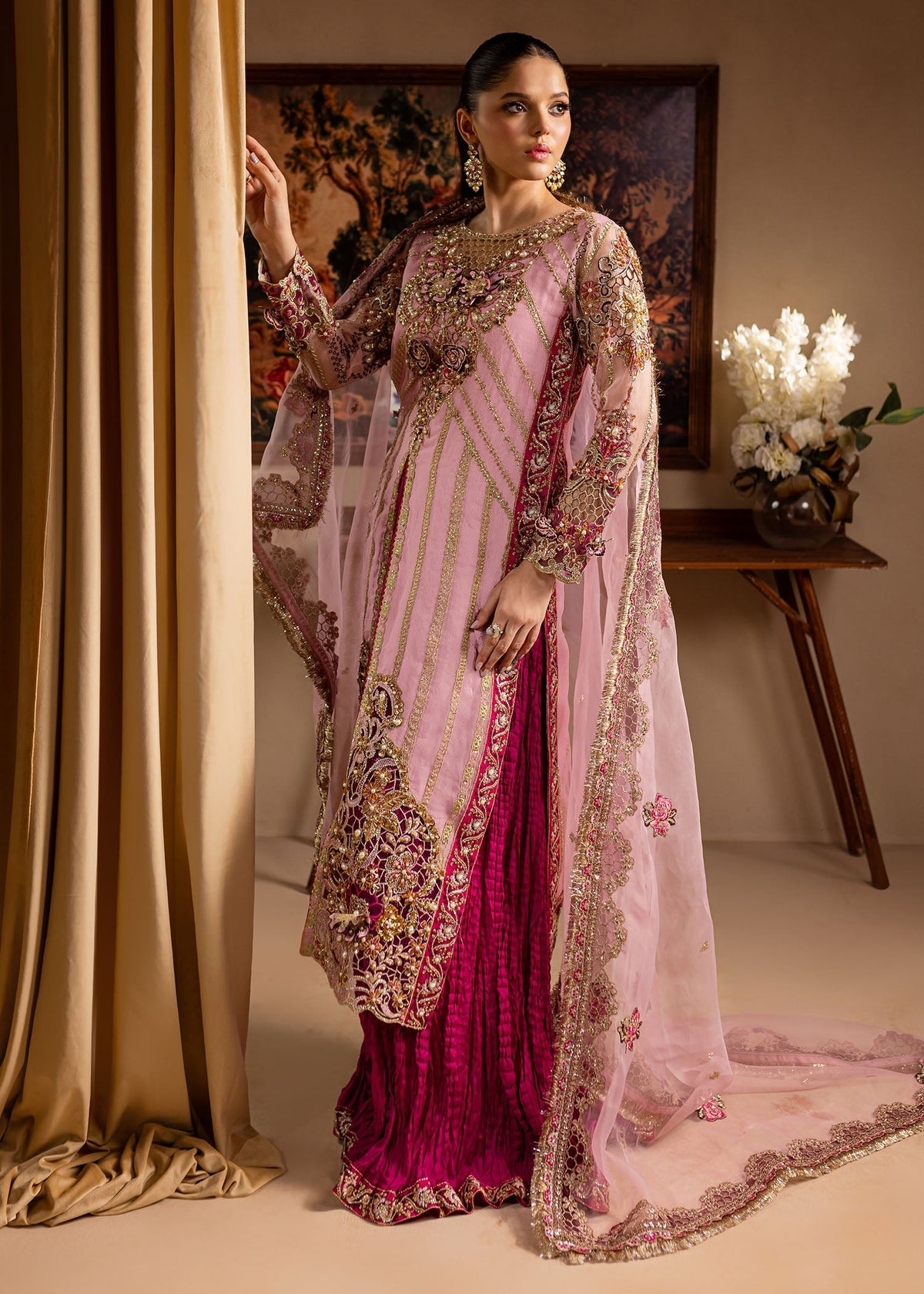 Maria Osama Khan | Lamhay Wedding Festive | Zarmina by Maria Osama Khan - Designer Dress - Type: Bridal - Available at Libayah - 100% Original