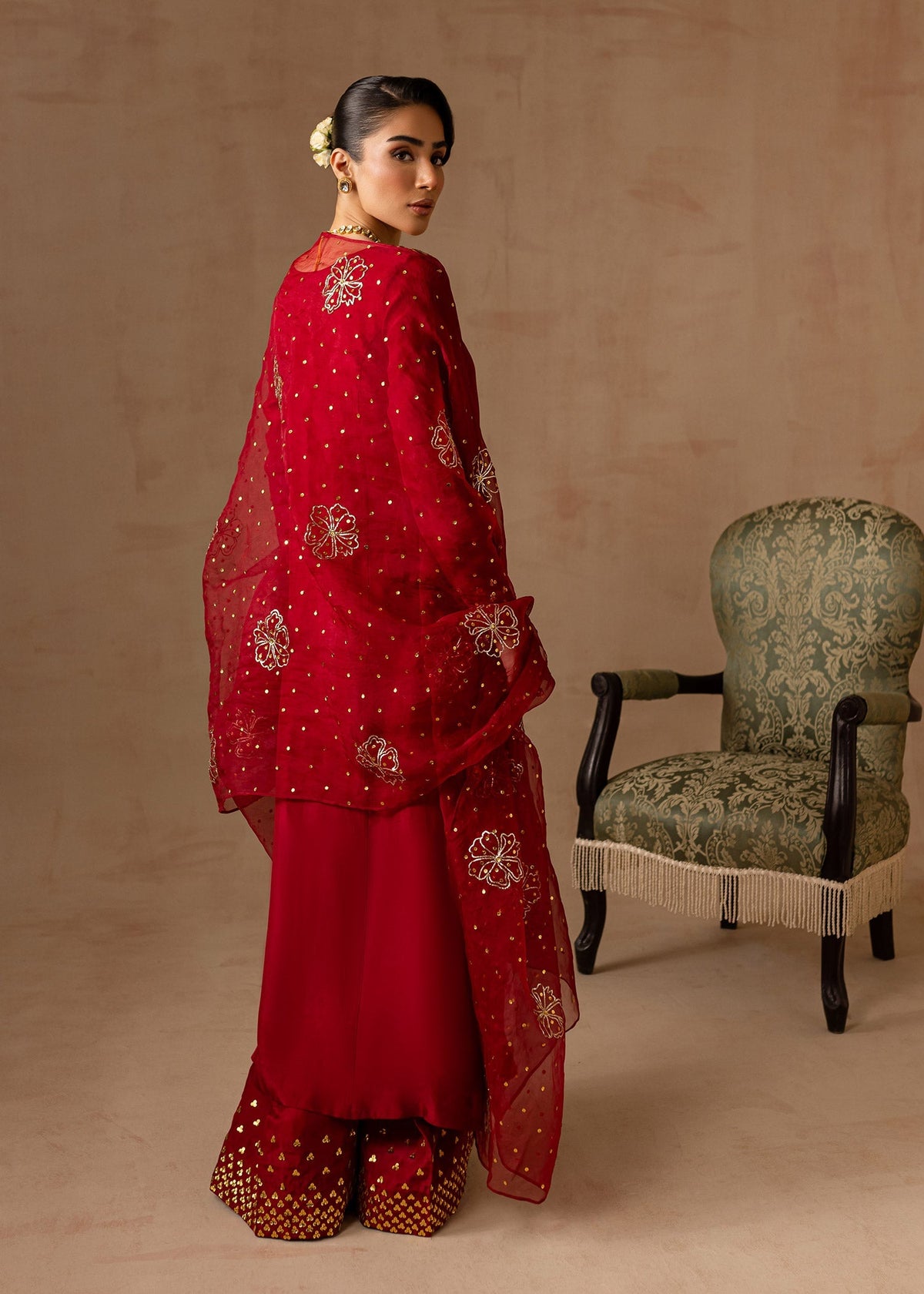 Maria Osama Khan | Noir Bliss Luxury Formals | Ruby by Maria Osama Khan - Designer Dress - Type: Ladies Clothes - Available at Libayah - 100% Original