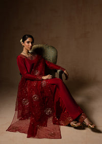 Maria Osama Khan | Noir Bliss Luxury Formals | Ruby by Maria Osama Khan - Designer Dress - Type: Ladies Clothes - Available at Libayah - 100% Original