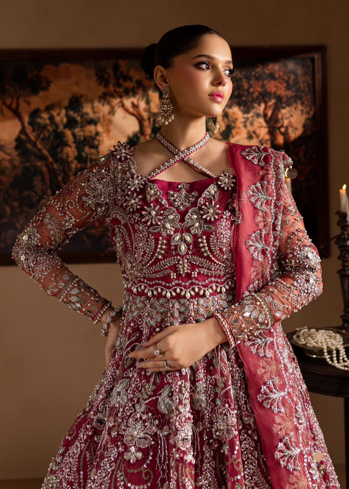 Maria Osama Khan | Lamhay Wedding Festive | Nayab by Maria Osama Khan - Designer Dress - Type: Bridal - Available at Libayah - 100% Original