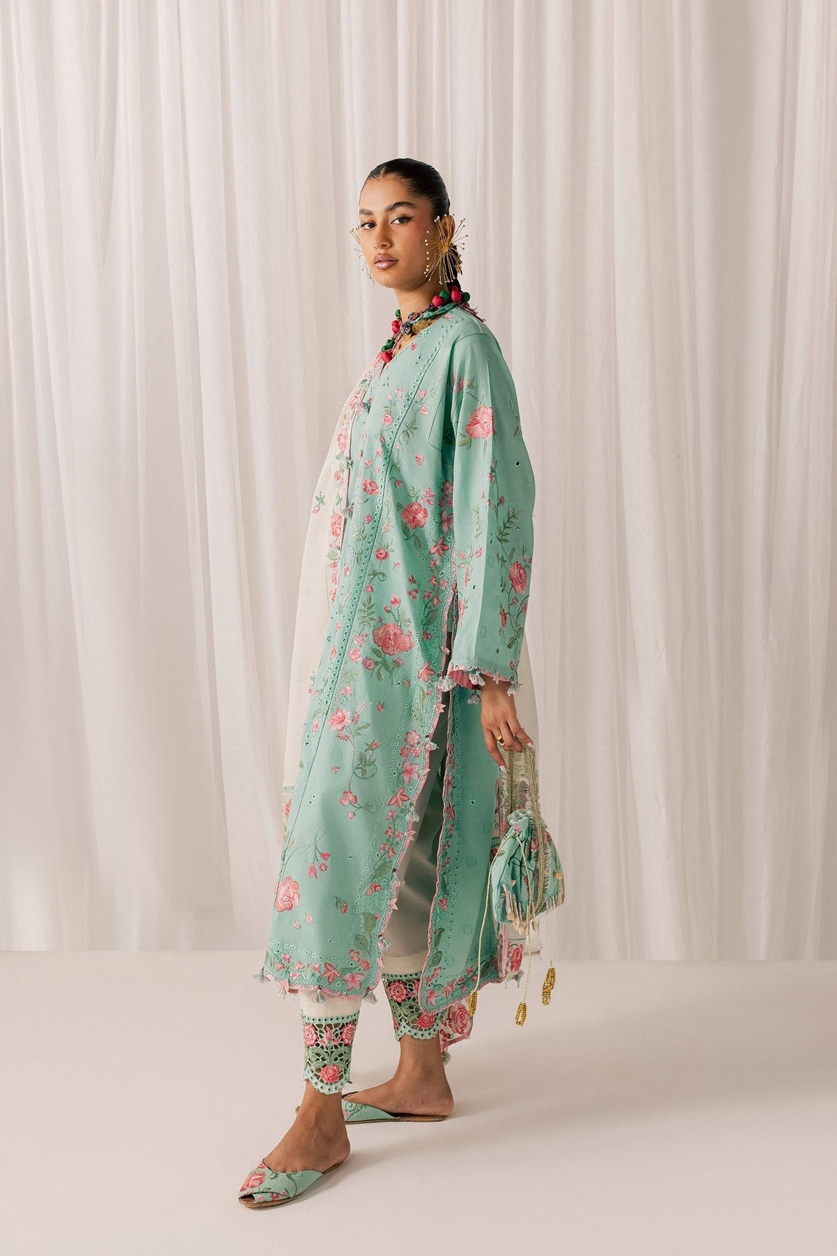Elan | Stitched Pret 26 | GULRAAZ (EL26-08 B ST) by Elan - Designer Dress  - Type : Ladies Clothes - Available at Libayah - 100% Original 