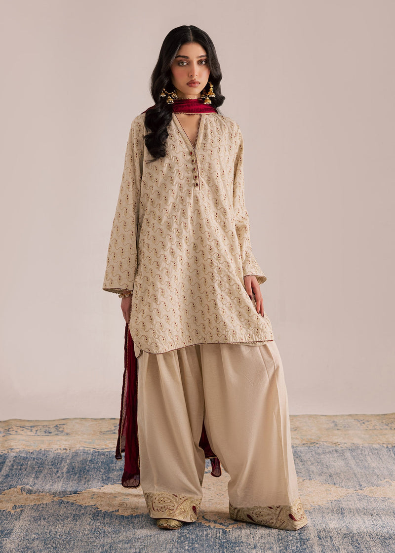 Sadaf Fawad Khan | Silk Luxury Pret 26 | Nerisa by Sadaf Fawad Khan - Designer Dress  - Type : Ladies Clothes - Available at Libayah - 100% Original 