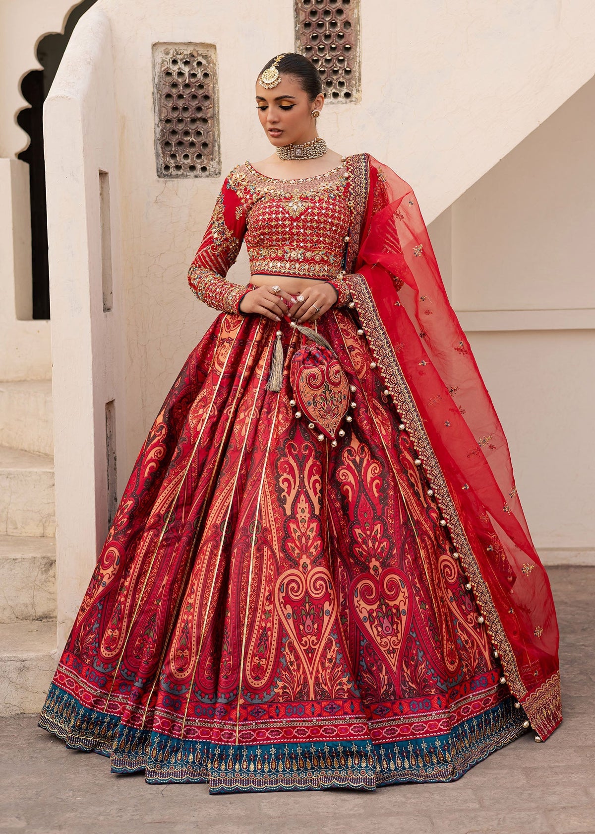 Maria Osama Khan | Khawabeedah Wedding Formals | Gulaab by Maria Osama Khan - Designer Dress  - Type : Ladies Clothes - Available at Libayah - 100% Original 