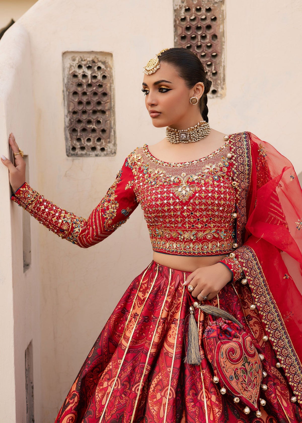Maria Osama Khan | Khawabeedah Wedding Formals | Gulaab by Maria Osama Khan - Designer Dress  - Type : Ladies Clothes - Available at Libayah - 100% Original 