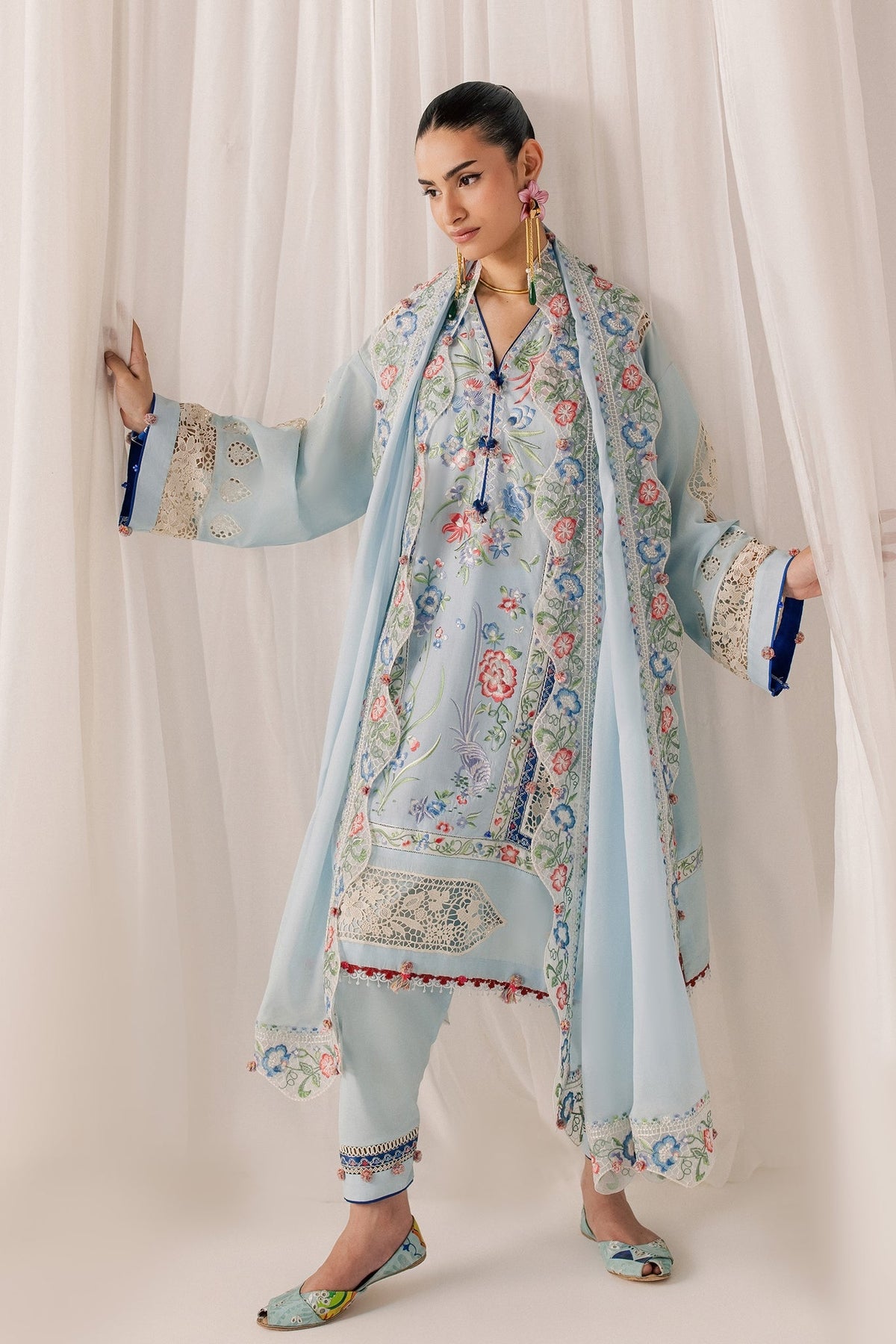 Elan | Stitched Pret 26 | NEELUNE (EL26-05 B ST) by Elan - Designer Dress  - Type : Ladies Clothes - Available at Libayah - 100% Original 