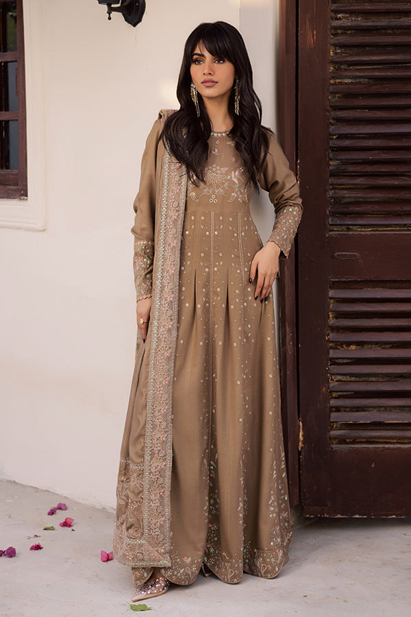 Nureh | Exclusive Leather Peach | NE-212 by Nureh - Designer Dress  - Type : Ladies Clothes - Available at Libayah - 100% Original 
