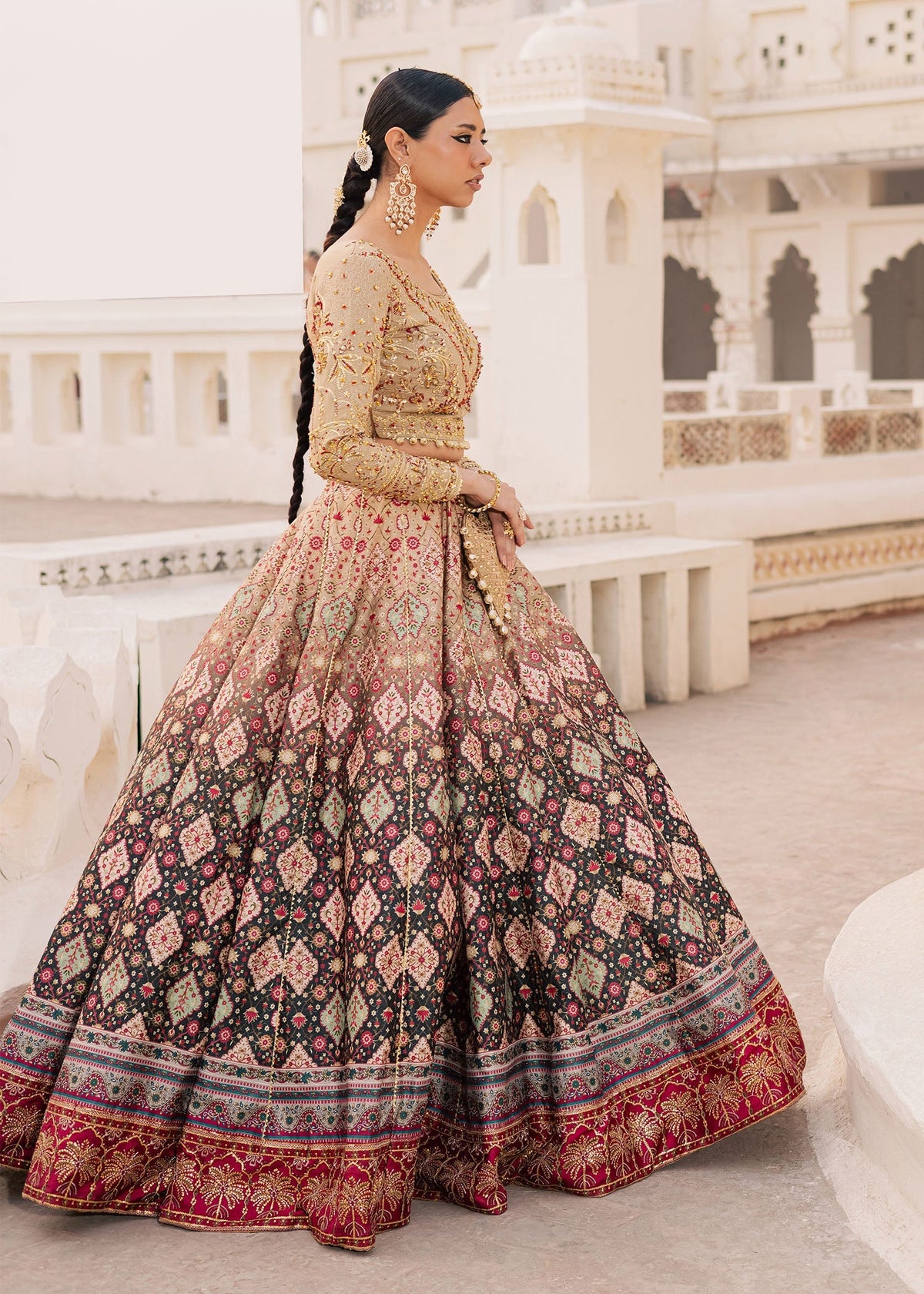 Maria Osama Khan | Khawabeedah Wedding Formals | Gulrukh by Maria Osama Khan - Designer Dress  - Type : Ladies Clothes - Available at Libayah - 100% Original 