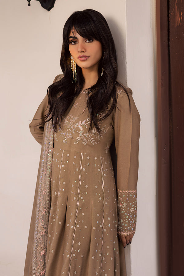 Nureh | Exclusive Leather Peach | NE-212 by Nureh - Designer Dress  - Type : Ladies Clothes - Available at Libayah - 100% Original 