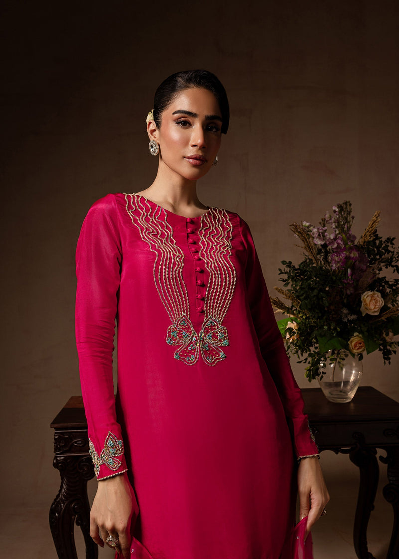 Maria Osama Khan | Noir Bliss Luxury Formals | Peony by Maria Osama Khan - Designer Dress - Type: Ladies Clothes - Available at Libayah - 100% Original