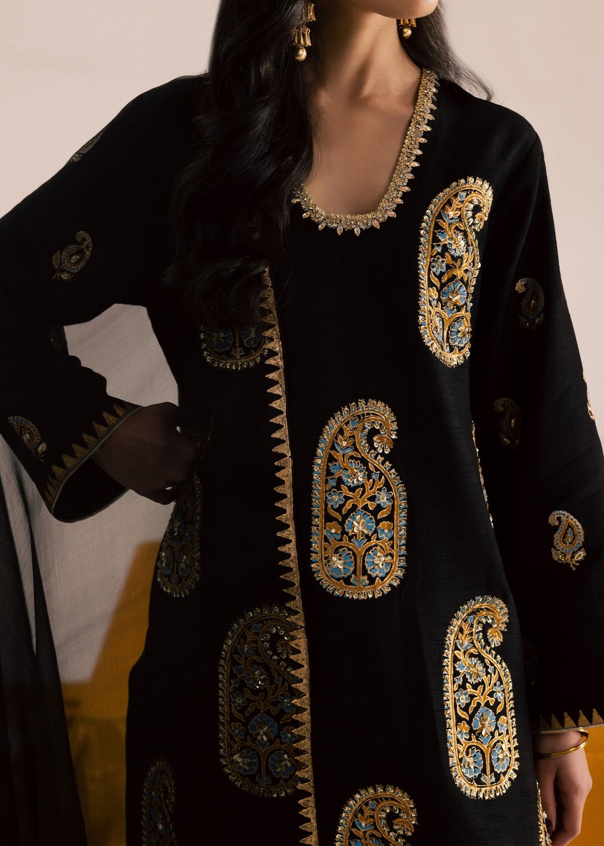 Sadaf Fawad Khan | Silk Luxury Pret 26 | Zarina by Sadaf Fawad Khan - Designer Dress  - Type : Ladies Clothes - Available at Libayah - 100% Original 