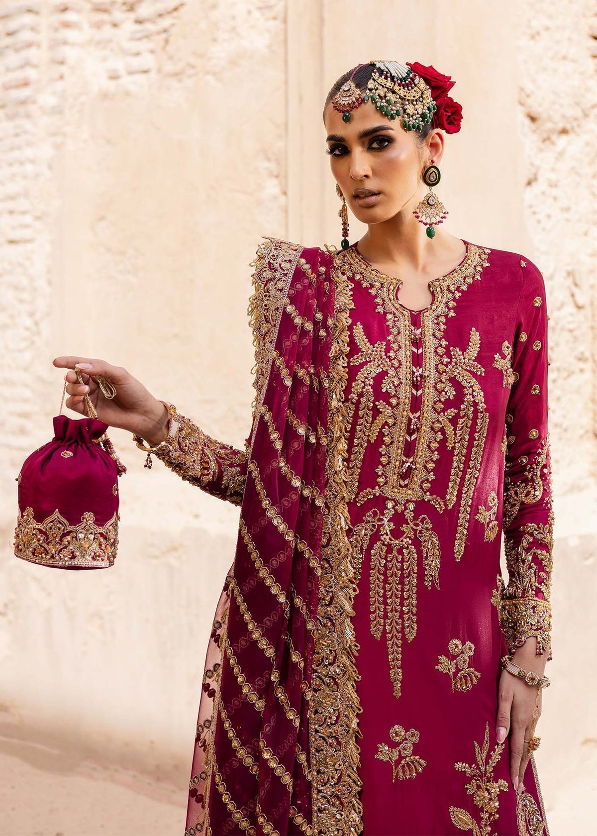 Akbar Aslam | Dastaan Luxury Formals | Gulebahar by Akbar Aslam - Designer Dress - Type: Ladies Clothes - Available at Libayah - 100% Original