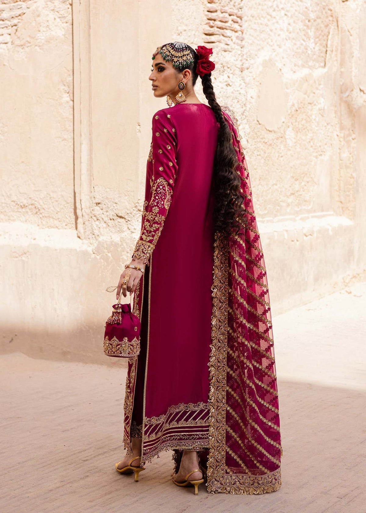 Akbar Aslam | Dastaan Luxury Formals | Gulebahar by Akbar Aslam - Designer Dress - Type: Ladies Clothes - Available at Libayah - 100% Original