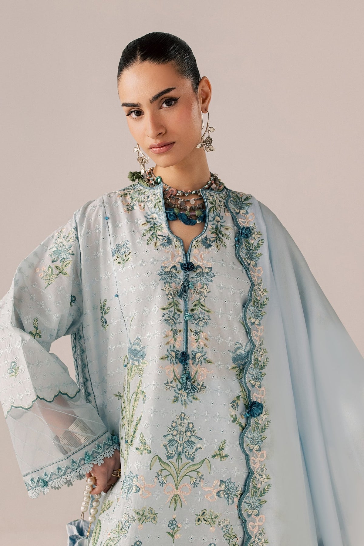 Elan | Stitched Pret 26 | MEHRVAAN (EL26-10 B ST) by Elan - Designer Dress  - Type : Ladies Clothes - Available at Libayah - 100% Original 