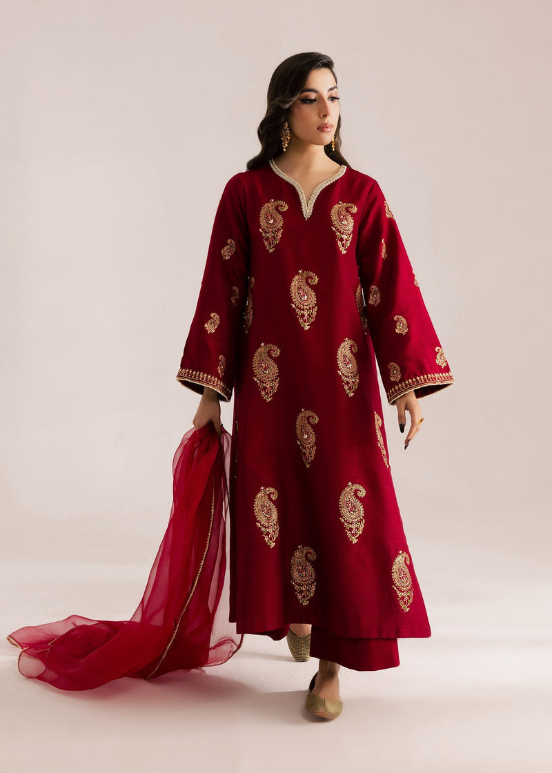 Sadaf Fawad Khan | Silk Luxury Pret 26 | Sera by Sadaf Fawad Khan - Designer Dress  - Type : Ladies Clothes - Available at Libayah - 100% Original 