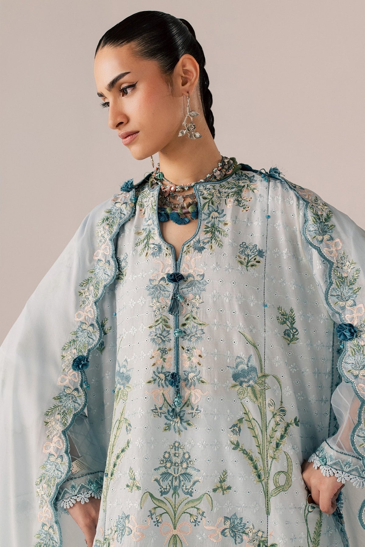 Elan | Stitched Pret 26 | MEHRVAAN (EL26-10 B ST) by Elan - Designer Dress  - Type : Ladies Clothes - Available at Libayah - 100% Original 