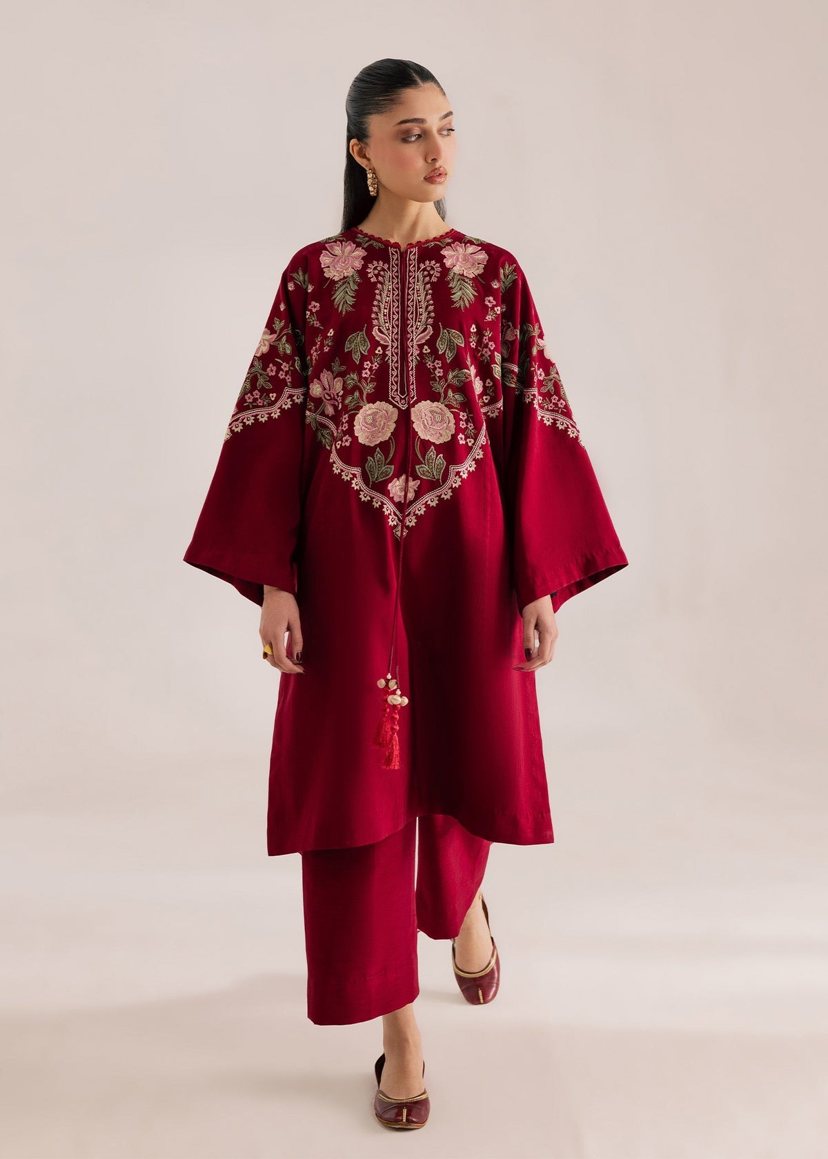 Sadaf Fawad Khan | Silk Luxury Pret 26 | Meera by Sadaf Fawad Khan - Designer Dress  - Type : Ladies Clothes - Available at Libayah - 100% Original 