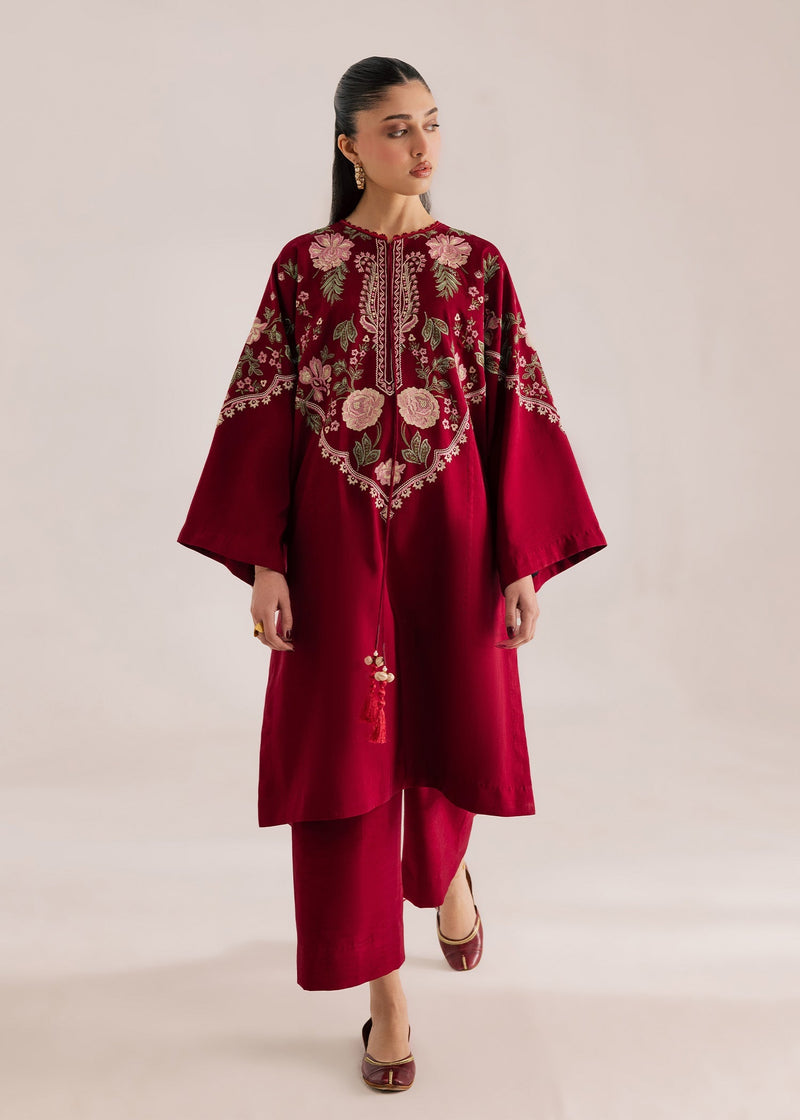 Sadaf Fawad Khan | Silk Luxury Pret 26 | Meera by Sadaf Fawad Khan - Designer Dress  - Type : Ladies Clothes - Available at Libayah - 100% Original 