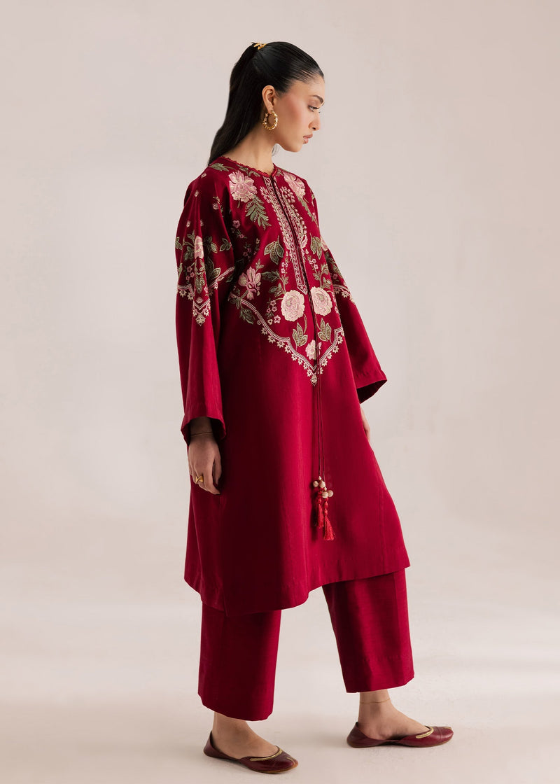 Sadaf Fawad Khan | Silk Luxury Pret 26 | Meera by Sadaf Fawad Khan - Designer Dress  - Type : Ladies Clothes - Available at Libayah - 100% Original 