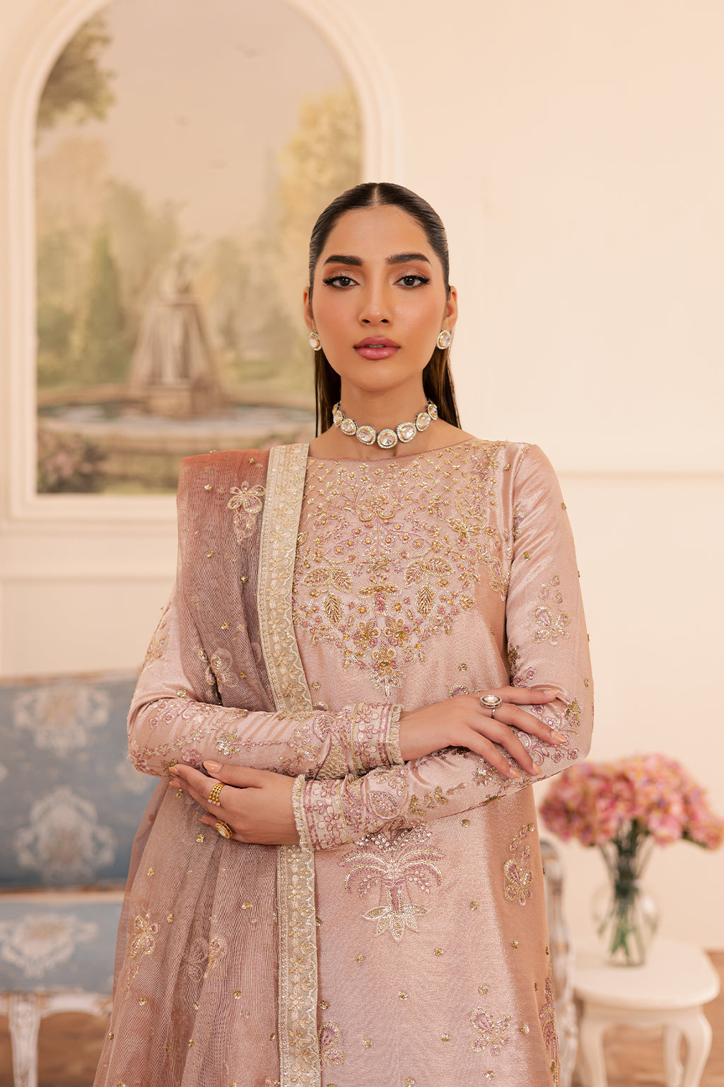 Emaan Adeel | Suave Luxury Formals | VELITH by Emaan Adeel - Designer Dress  - Type : Ladies Clothes - Available at Libayah - 100% Original 