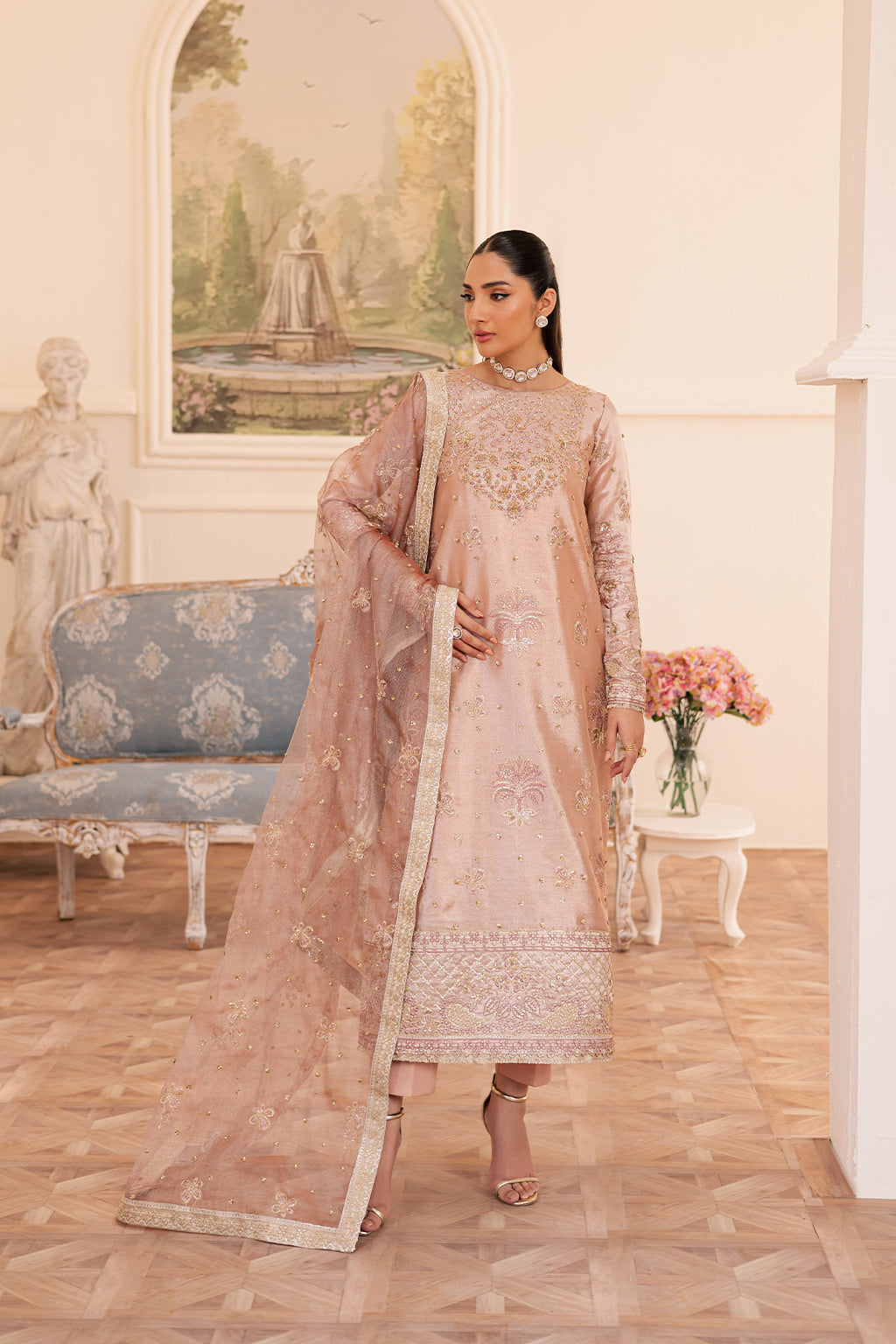 Emaan Adeel | Suave Luxury Formals | VELITH by Emaan Adeel - Designer Dress  - Type : Ladies Clothes - Available at Libayah - 100% Original 