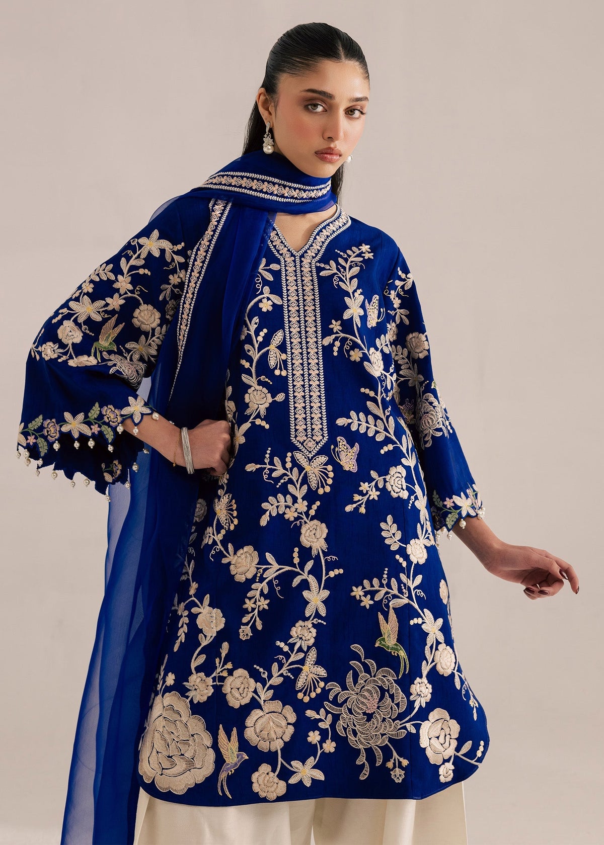 Sadaf Fawad Khan | Silk Luxury Pret 26 | Lisha by Sadaf Fawad Khan - Designer Dress  - Type : Ladies Clothes - Available at Libayah - 100% Original 