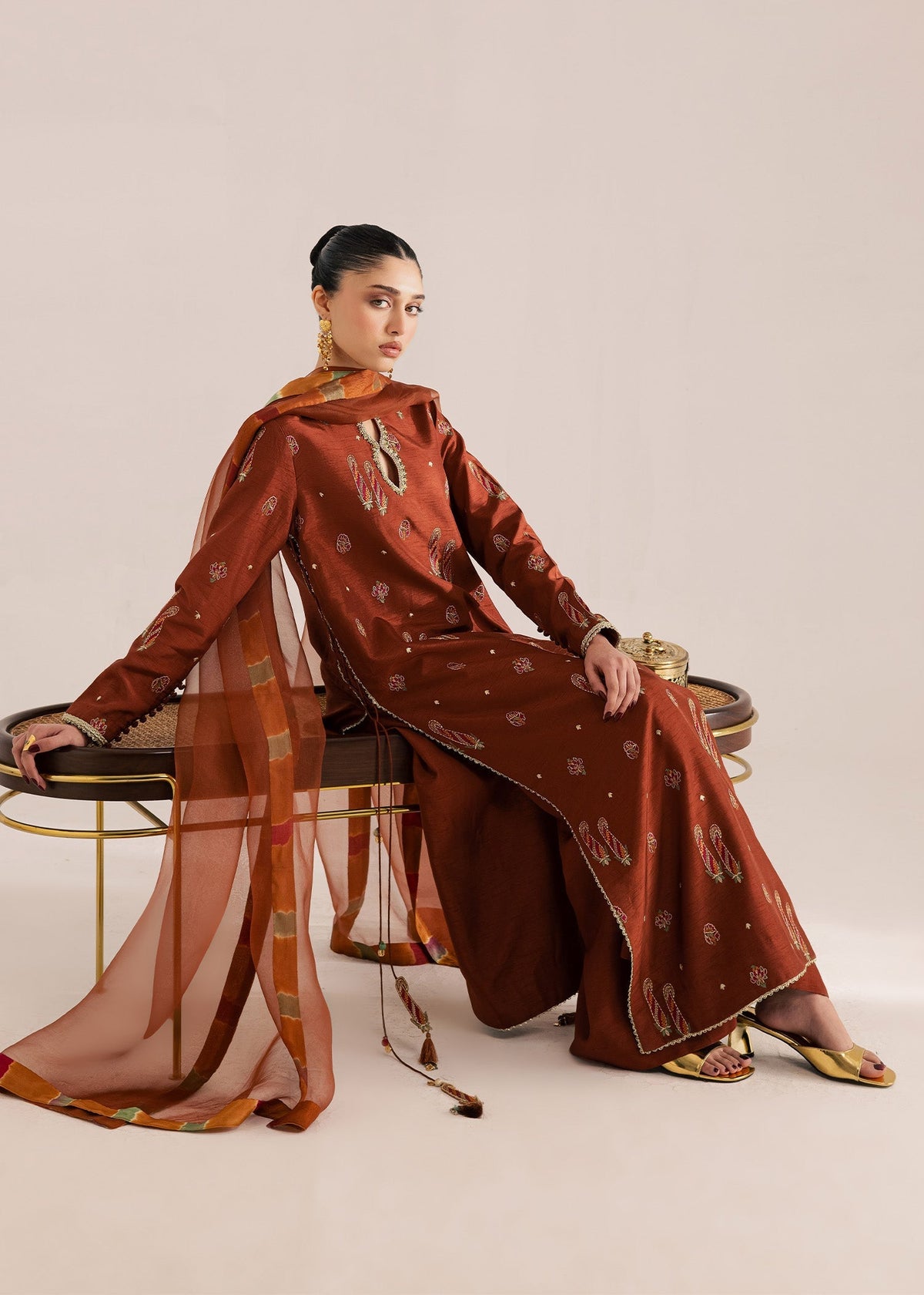 Sadaf Fawad Khan | Silk Luxury Pret 26 | Zaleh by Sadaf Fawad Khan - Designer Dress  - Type : Ladies Clothes - Available at Libayah - 100% Original 
