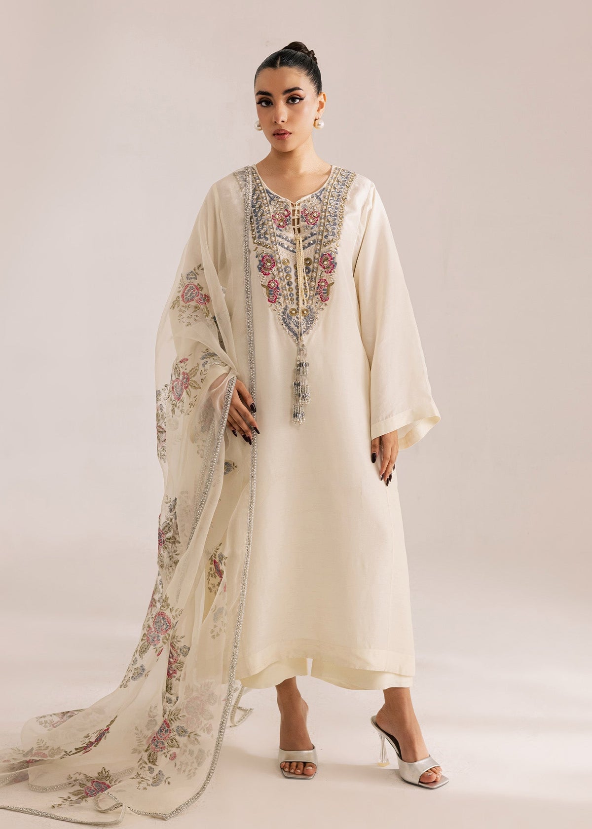 Sadaf Fawad Khan | Silk Luxury Pret 26 | Mahveen by Sadaf Fawad Khan - Designer Dress  - Type : Ladies Clothes - Available at Libayah - 100% Original 