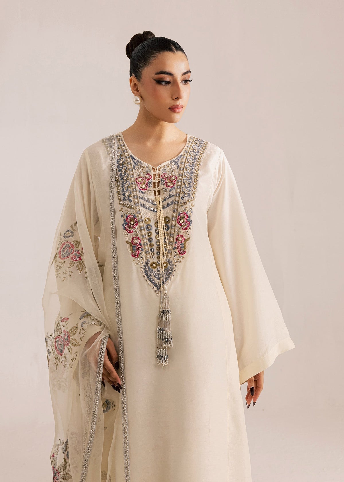 Sadaf Fawad Khan | Silk Luxury Pret 26 | Mahveen by Sadaf Fawad Khan - Designer Dress  - Type : Ladies Clothes - Available at Libayah - 100% Original 