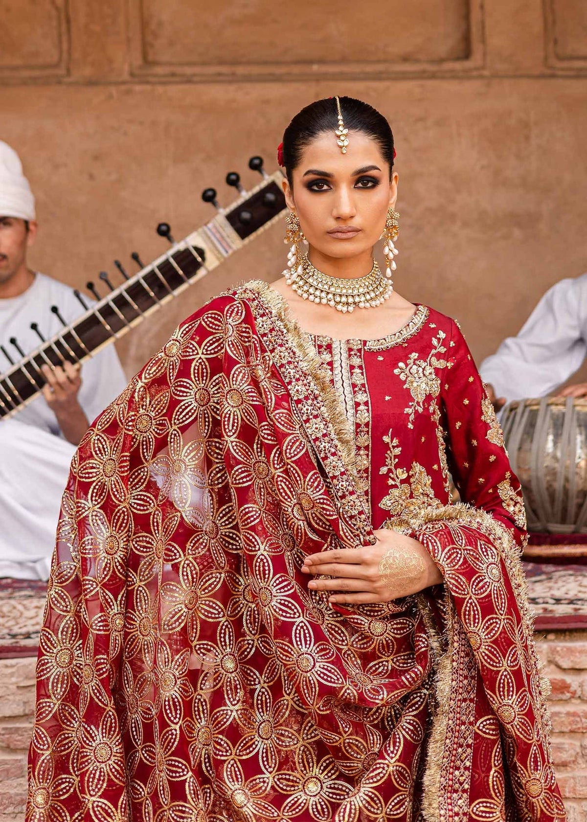 Akbar Aslam | Dastaan Luxury Formals | Arusa by Akbar Aslam - Designer Dress - Type: Ladies Clothes - Available at Libayah - 100% Original