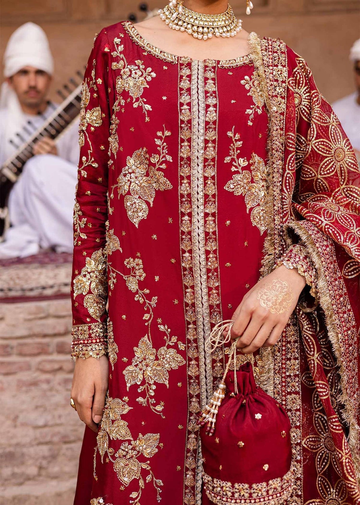 Akbar Aslam | Dastaan Luxury Formals | Arusa by Akbar Aslam - Designer Dress - Type: Ladies Clothes - Available at Libayah - 100% Original