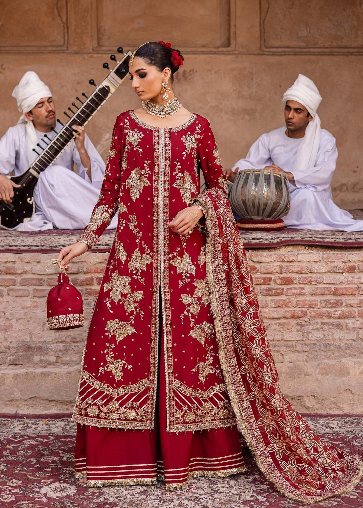 Akbar Aslam | Dastaan Luxury Formals | Arusa by Akbar Aslam - Designer Dress - Type: Ladies Clothes - Available at Libayah - 100% Original