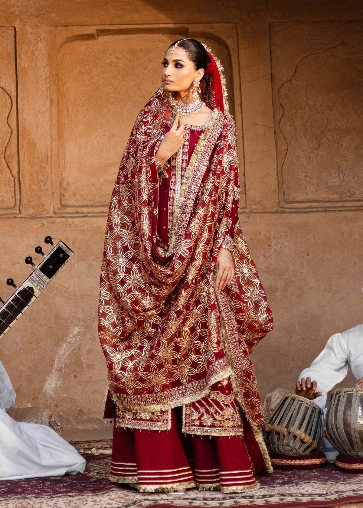 Akbar Aslam | Dastaan Luxury Formals | Arusa by Akbar Aslam - Designer Dress - Type: Ladies Clothes - Available at Libayah - 100% Original