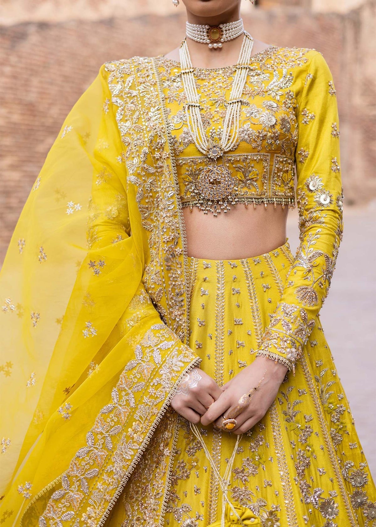 Akbar Aslam | Dastaan Luxury Formals | Nureh by Akbar Aslam - Designer Dress - Type: Ladies Clothes - Available at Libayah - 100% Original