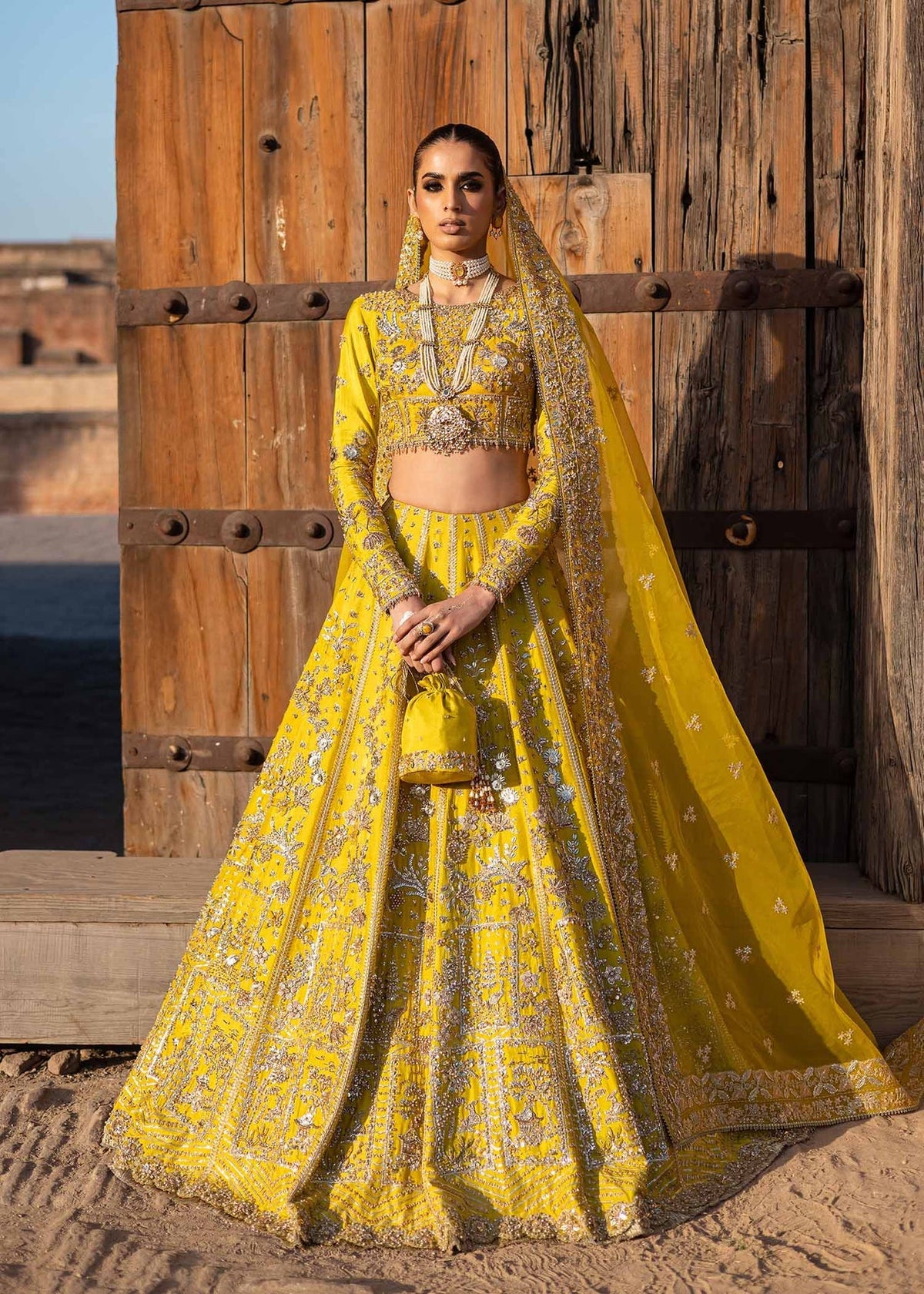Akbar Aslam | Dastaan Luxury Formals | Nureh by Akbar Aslam - Designer Dress - Type: Ladies Clothes - Available at Libayah - 100% Original