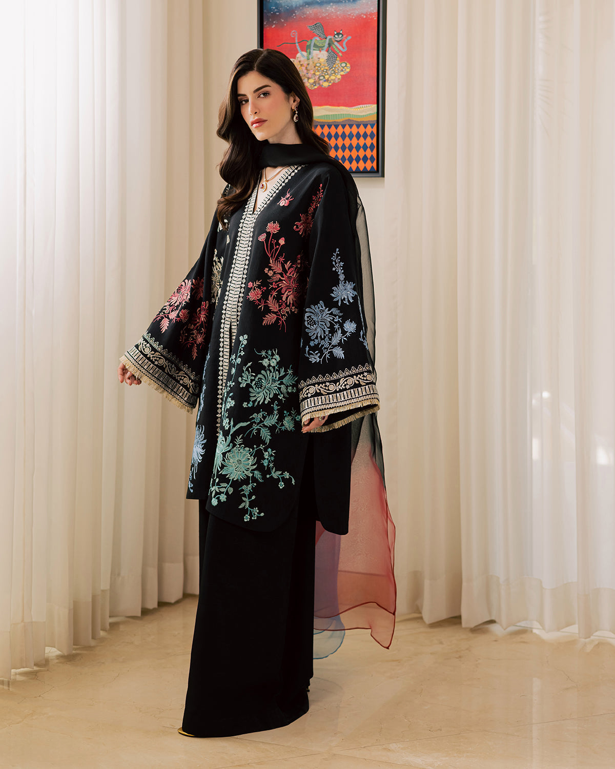 Sadaf Fawad Khan | Eva Luxury Pret 26 | Sable by Sadaf Fawad Khan - Designer Dress  - Type : Ladies Clothes - Available at Libayah - 100% Original 