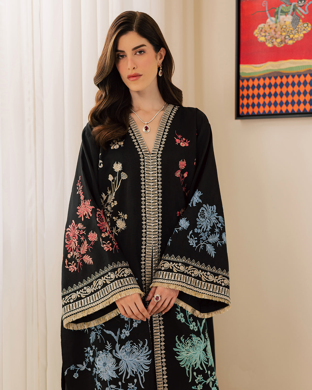Sadaf Fawad Khan | Eva Luxury Pret 26 | Sable by Sadaf Fawad Khan - Designer Dress  - Type : Ladies Clothes - Available at Libayah - 100% Original 