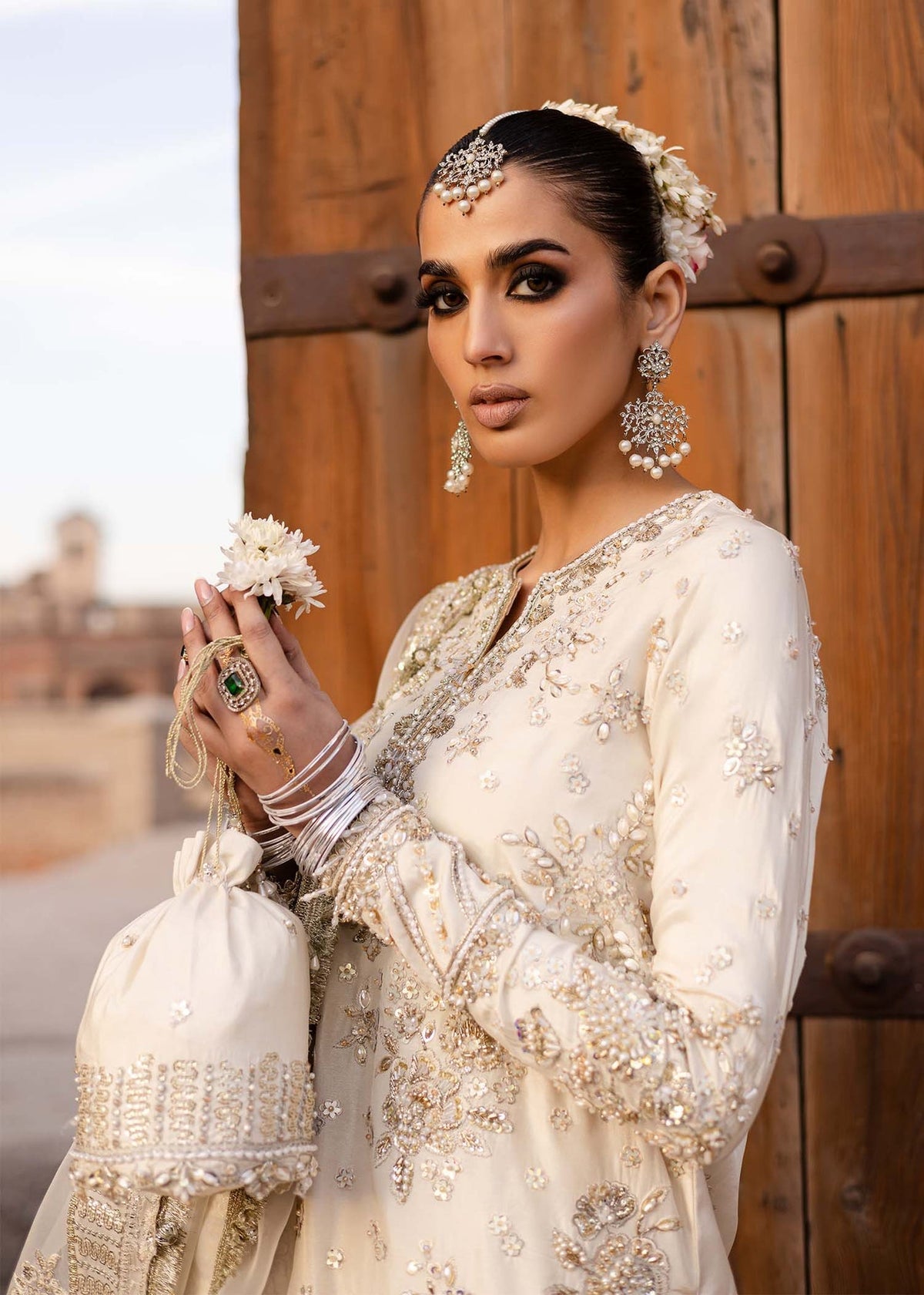 Akbar Aslam | Dastaan Luxury Formals | Roshaneh by Akbar Aslam - Designer Dress - Type: Ladies Clothes - Available at Libayah - 100% Original